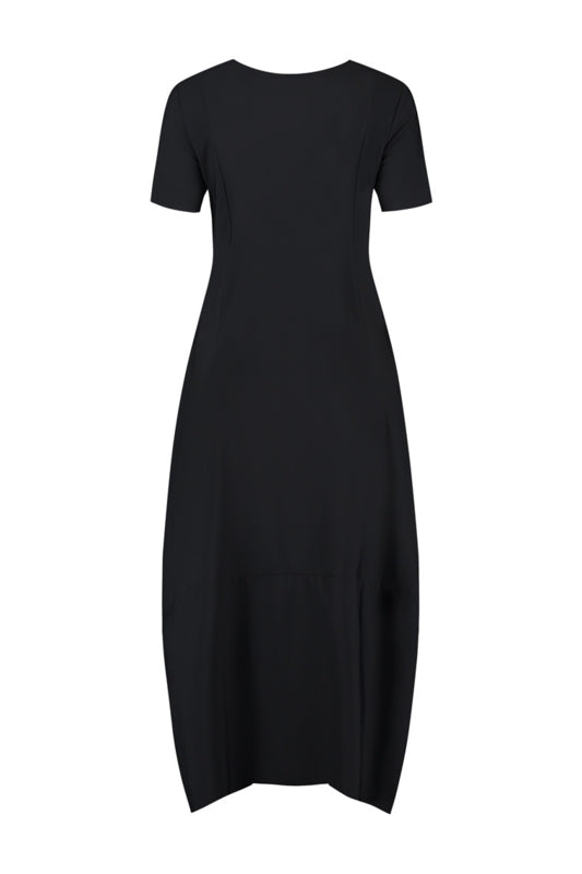 ELSEWHERE jurk MARIE - zwart travel / tech jersey