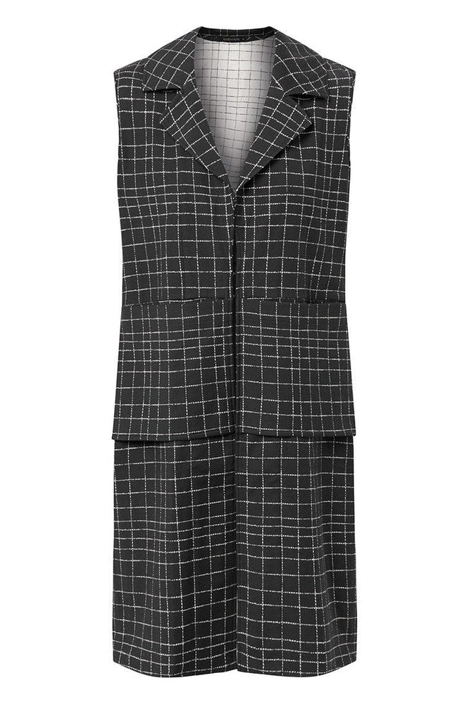 
            
                Load image into Gallery viewer, ELSEWHERE reversible lang gilet GRID
            
        