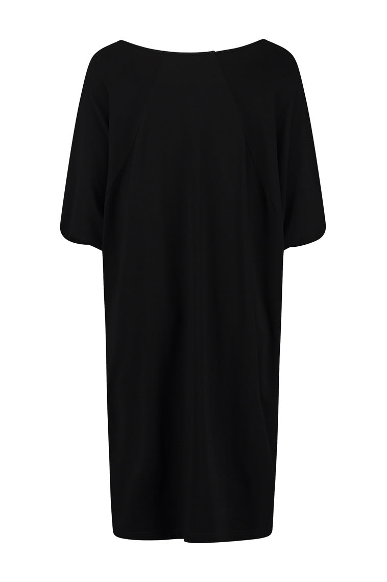 ELSEWHERE tuniek / jurk SIMONA- zwart jersey