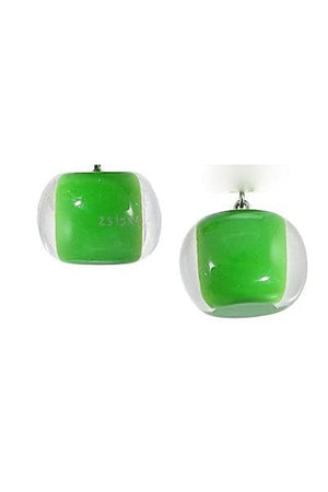 
            
                Load image into Gallery viewer, ZSISKA oorbellen groen appel COLOURFUL BEADS
            
        